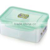 Wholesale 2 Compartment Airtight Square Plastic Lunch Box thumbnail-1