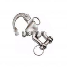 JRSGS Customized High Quality Stainless Steel Marine Grade Quick Release Diving Clips Swivel Snap Shackle Jaw Head for Sailboat