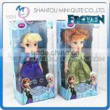 Mini Qute Wholesale 36cm Kawaii Movable Joints Plastic Cartoon Frozen Doll Frozen Princess Anna & Elsa Olaf Girls Children Toys thumbnail-1