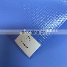 0.55m 610gsm Blue PVC Laminated Tarpaulin Fabric For Inflatable Boat Material