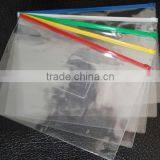 Custom Printed Bags Pvc Zipper Bag Transparent File Paper Bags Paper Bags Zipper Pouch a4 Factory Manufacture thumbnail-1