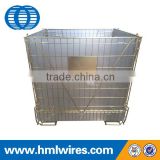 Rigid welded storage PET preform wire mesh cage