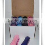 12 Pcs 8-shaped Horse Dandy Brush in Display Box for Show thumbnail-1