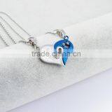 Fashion Jewelry 2016 316l Stainless Steel Jewelry Heart Pendant Necklace Necklaces For Couple Quality Choice Most Popular thumbnail-6