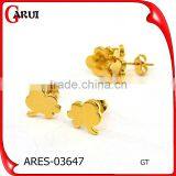 Stainless Steel Jewelry Gold Plate Cheap Star Stud Earrings thumbnail-3