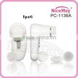 Handheld Rotary Facial Brush With 6 Heads thumbnail-1