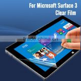 Mobile phone accessory clear screen protector for Microsoft Surface3 tablet PET screen film