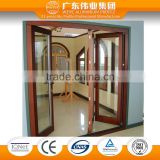 economic aluminum casement door /folding door /glass door for home