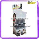 Video Shop Hot Sale Cardboard Display Stand With Plastic Hook for Earphone