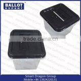 Rectangle Clear Acrylic Vote Box Whith Lock/ High Quality Rectangle Clear Acrylic Vote Box Whith Lock thumbnail-2