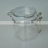 Square Round Design With Measuring Lid Glass Storage Jar thumbnail-4