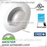 America hot sale product, cob led downlight 13w 15w with energy star rated