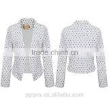 Custom Wholesale Women Western Popular Products White Point Jacket & Ladies Blazer Design