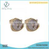Antique Gold Cufflinks for Men,engravable Cufflinks Jewelry thumbnail-1