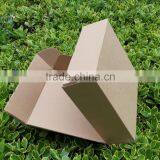 Recycle Material Accept Kraft Paper Brown Gift Box