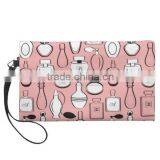 Customizable Design Flowers Canvas Wristlet Clutch Bags thumbnail-3
