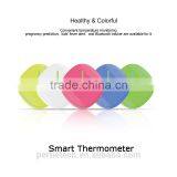 household bluetooth smart body thermometer with App to do real time temperature monitoring