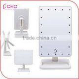 Wholesale and Retail Beautyful New Model Cheap Modern Dressing Light Table Mirror With Touch Press From China Mirror Factory thumbnail-2