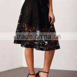 Ladies Sexy Perspective 2 Layers Lace Skirt thumbnail-2