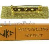 Hight Quality Scutcheon Customized Company Logo Nameplate Work Card With Pin thumbnail-2