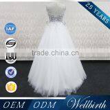 WD7 Hot Sale Senior Hand-made Grade A Crystal and Beaded Wedding Dresses thumbnail-2