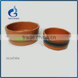 Dog Cat Feeder Hand-painted Round Ceramic Pet Bowl