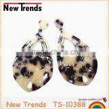 2016 Stylish Tortoise Shell Leaf Earrings Design thumbnail-1