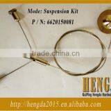 Galvanized stainless steel lighting fixture hangers sling rope