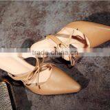 Kitten Heel Sandals Sexy Women Sandals Pointy Toe Sandals thumbnail-5