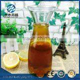 High Quality 300ml Round Clear Glass Drinking Bottle