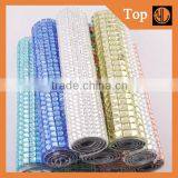 Clear Glue Base Hot Fix Crystal Rhinestone Mesh Sheet For Garment & Shoes thumbnail-3