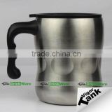 Stainless Steel Embossed Coffee Mug