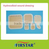 Good absorbency hydrocolloid wound dressing with several sizes
