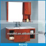 RA028 wall mounted solid wood bathroom mirrored furniture