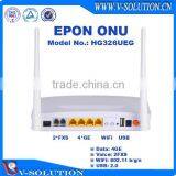4LAN+2POTS+WiFi+USB EPON ONU Home Gateway Support IPTV/VoIP/PPPoE for FTTH Smart Home Solution