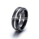 Stainless Steel Punk Style Ring Designs Black Plated Fashion Men Ring Quality Choice thumbnail-2