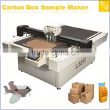 flatbed cnc carton sample cutting machine
