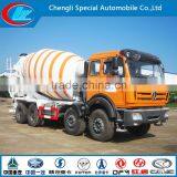 8X4 North Benz Concrete Mixer Truck 31ton 12 Wheels Beiben Vertical Concrete Mixer thumbnail-1