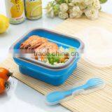 Plastic Containers Silicone Lunch Box for Kids