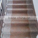 Anti-slip Line and Rouded Edge Polished Pink Color Granite Steps