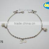 Olivia Jewelry Wholesale Fashion Anklets, Stainless Steel Anklet With Love For Women thumbnail-1