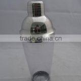 Plastic and Stailess Steel Cocktail Shaker With LOGO thumbnail-1