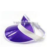 Colourful uv Caps Cotton Pvc Cheap Sun Visor Hats for Women thumbnail-5