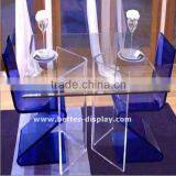 custom clear plexiglass dining table