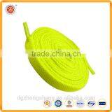 2016 Double Layer Cotton Material Pure Color Flat Shoelaces With Transparent Plastic Tips thumbnail-4