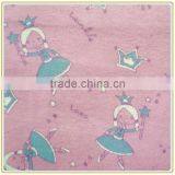 Little Princess Pattern Printed Cotton Flannel Plain Fabric