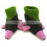 Handmade Felt Oakley Owl Children Shoes thumbnail-2