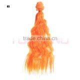 No Shedding Factory Price Synthetic Straight Wavy Hair Extension thumbnail-6