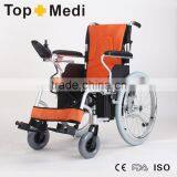 Topmedi TM-EW-015 Hot Sale Aluminum Handicapped Electric Power Wheelchair thumbnail-1