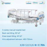 PP Head Foot Board Modern Medical Furniture Hospital Bed With Handles thumbnail-6